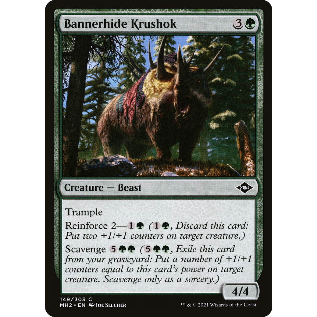 Bannerhide Krushok (Modern Horizons 2) Light Play Foil