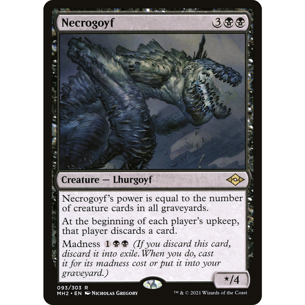 Necrogoyf (Modern Horizons 2) Light Play
