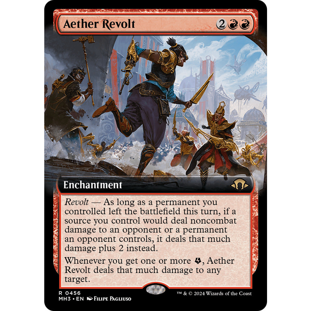 Aether Revolt (Extended Art) (Modern Horizons 3) Light Play