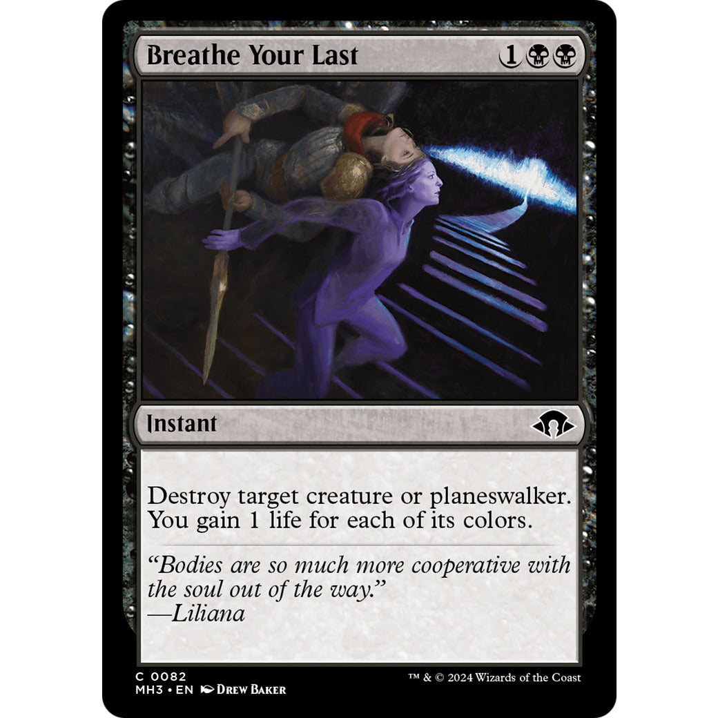 Breathe Your Last (Modern Horizons 3) Light Play Foil
