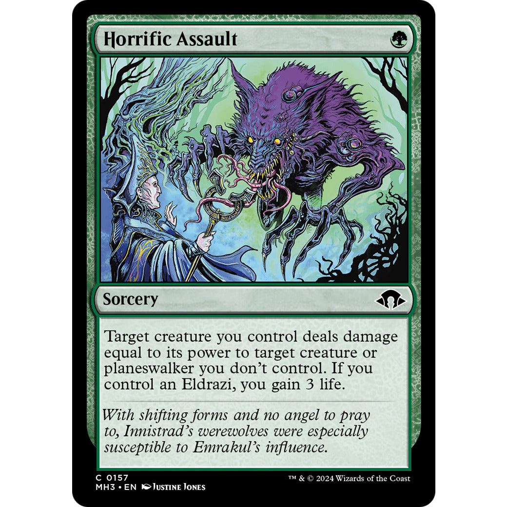 Horrific Assault (Modern Horizons 3) Light Play Foil