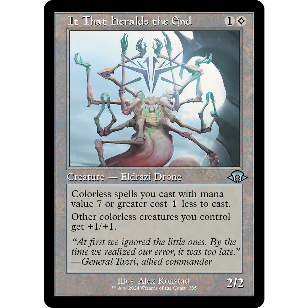 It That Heralds the End (Retro Frame) (Modern Horizons 3) Light Play Foil