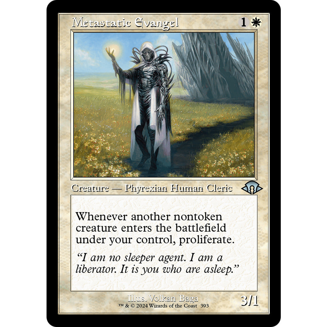 Metastatic Evangel (Retro Frame) (Modern Horizons 3) Light Play Foil