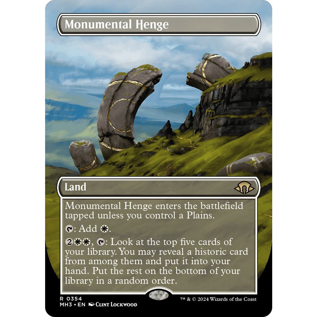 Monumental Henge (Borderless) (Modern Horizons 3) Light Play
