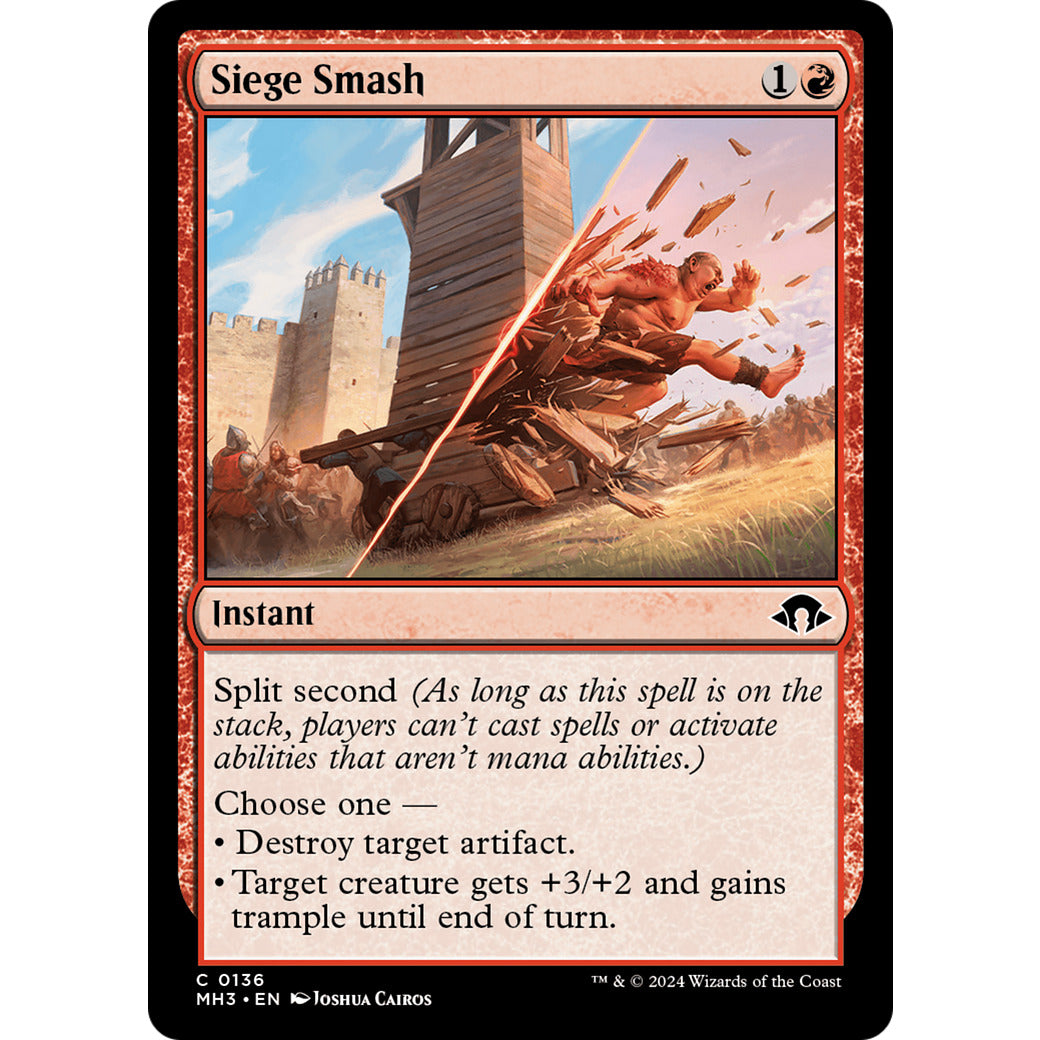 Siege Smash (Modern Horizons 3) Light Play Foil