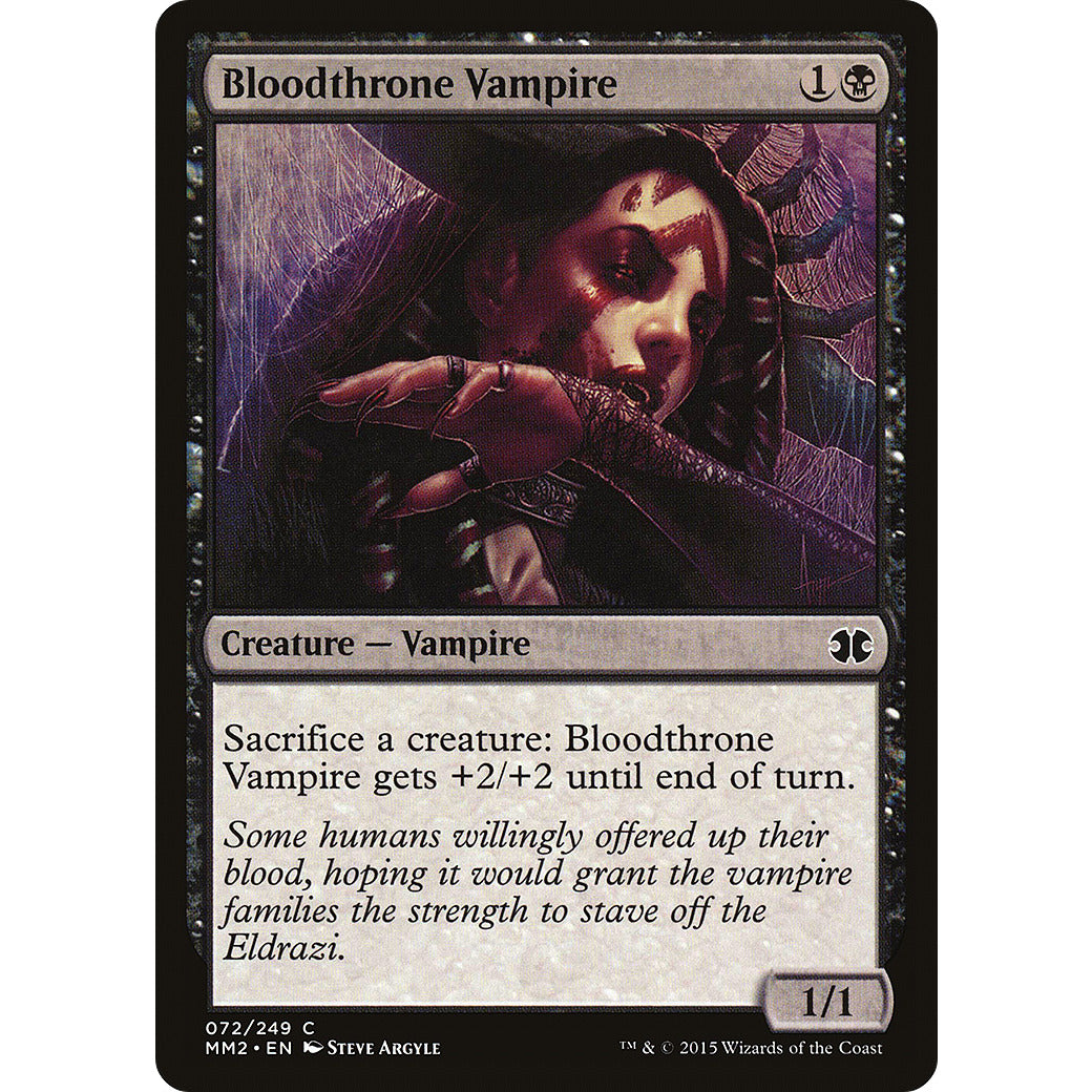 Bloodthrone Vampire (Modern Masters 2015) Light Play Foil
