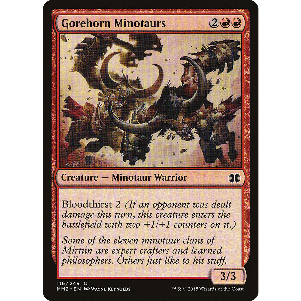 Gorehorn Minotaurs (Modern Masters 2015) Light Play Foil