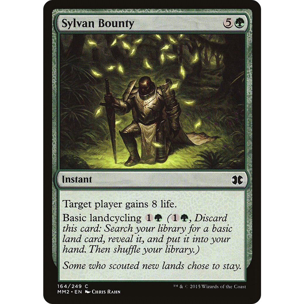 Sylvan Bounty (Modern Masters 2015) Light Play Foil