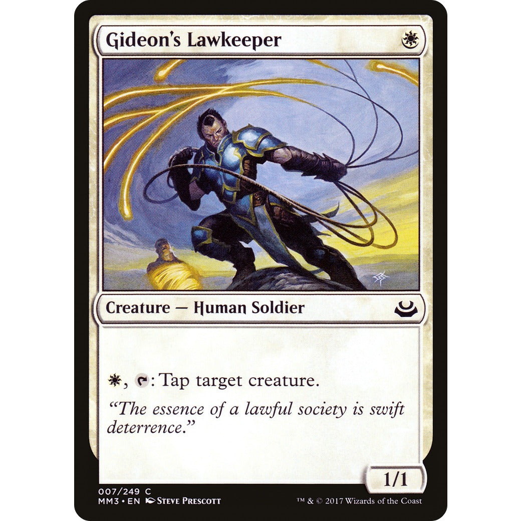 Gideon's Lawkeeper (Modern Masters 2017) Light Play Foil
