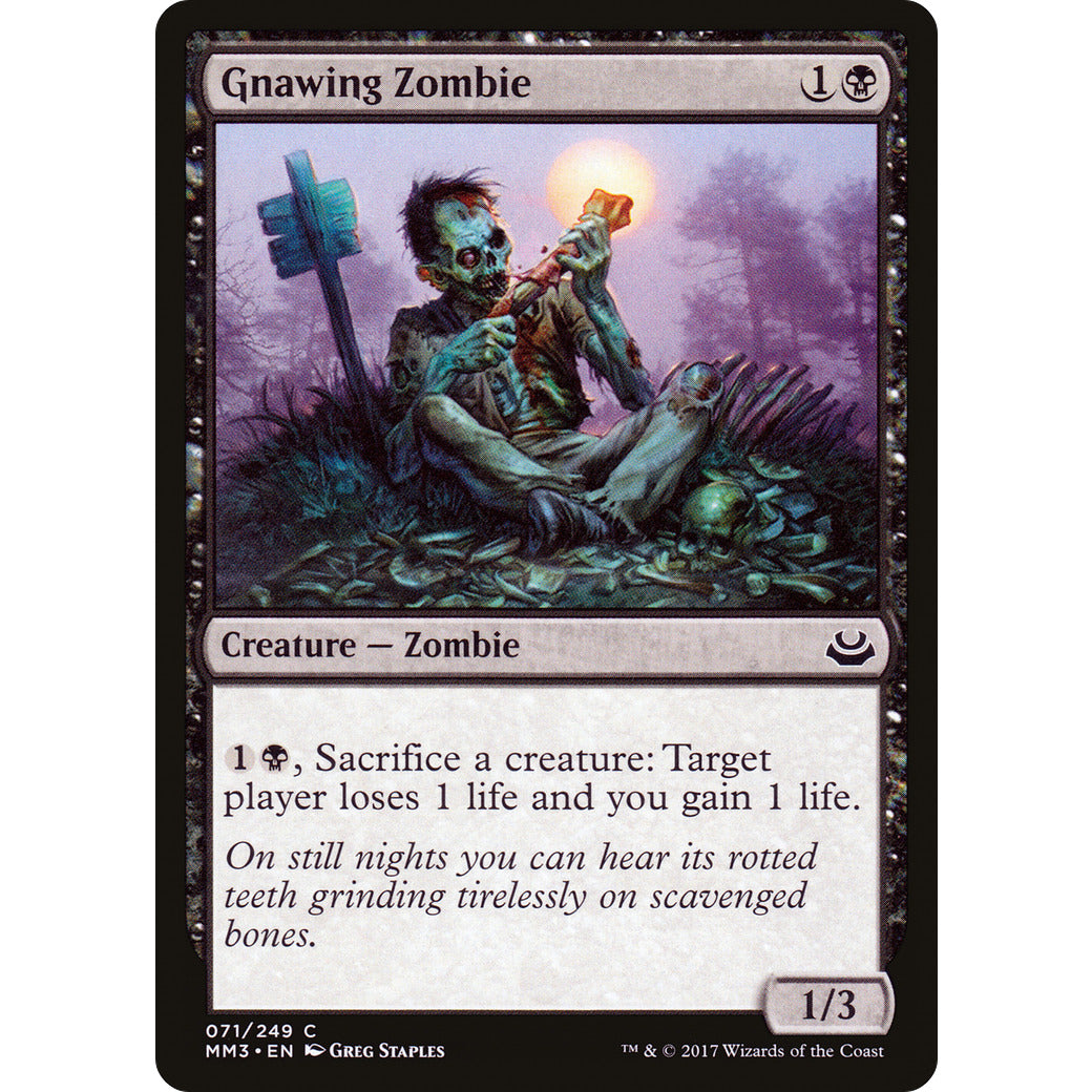 Gnawing Zombie (Modern Masters 2017) Light Play Foil