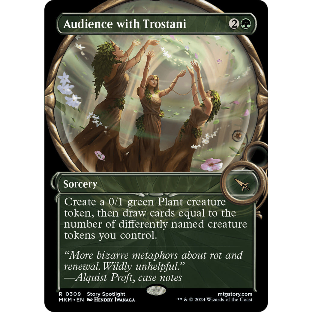 Audience with Trostani (Showcase) (Murders at Karlov Manor) Light Play Foil