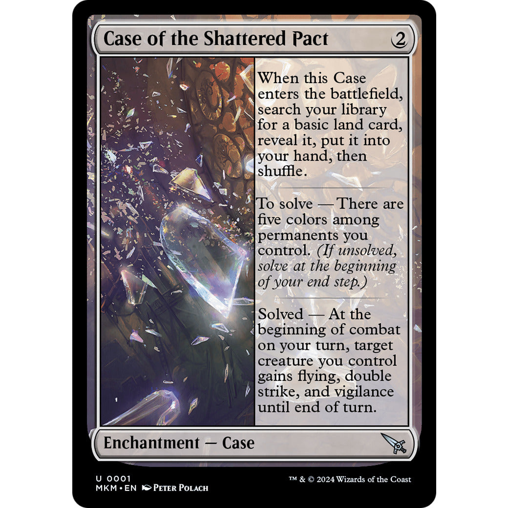 Case of the Shattered Pact (Murders at Karlov Manor) Near Mint Foil