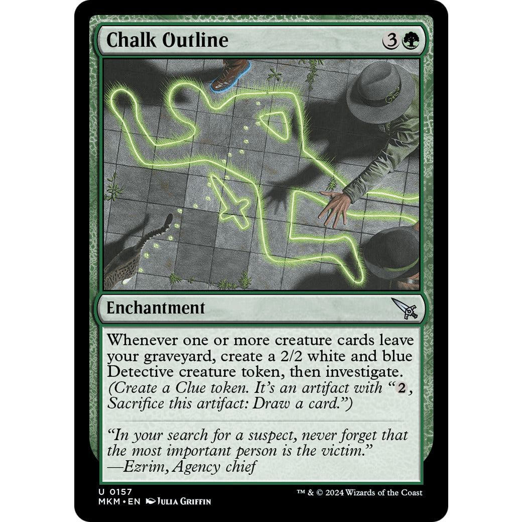 Chalk Outline (Murders at Karlov Manor) Near Mint Foil
