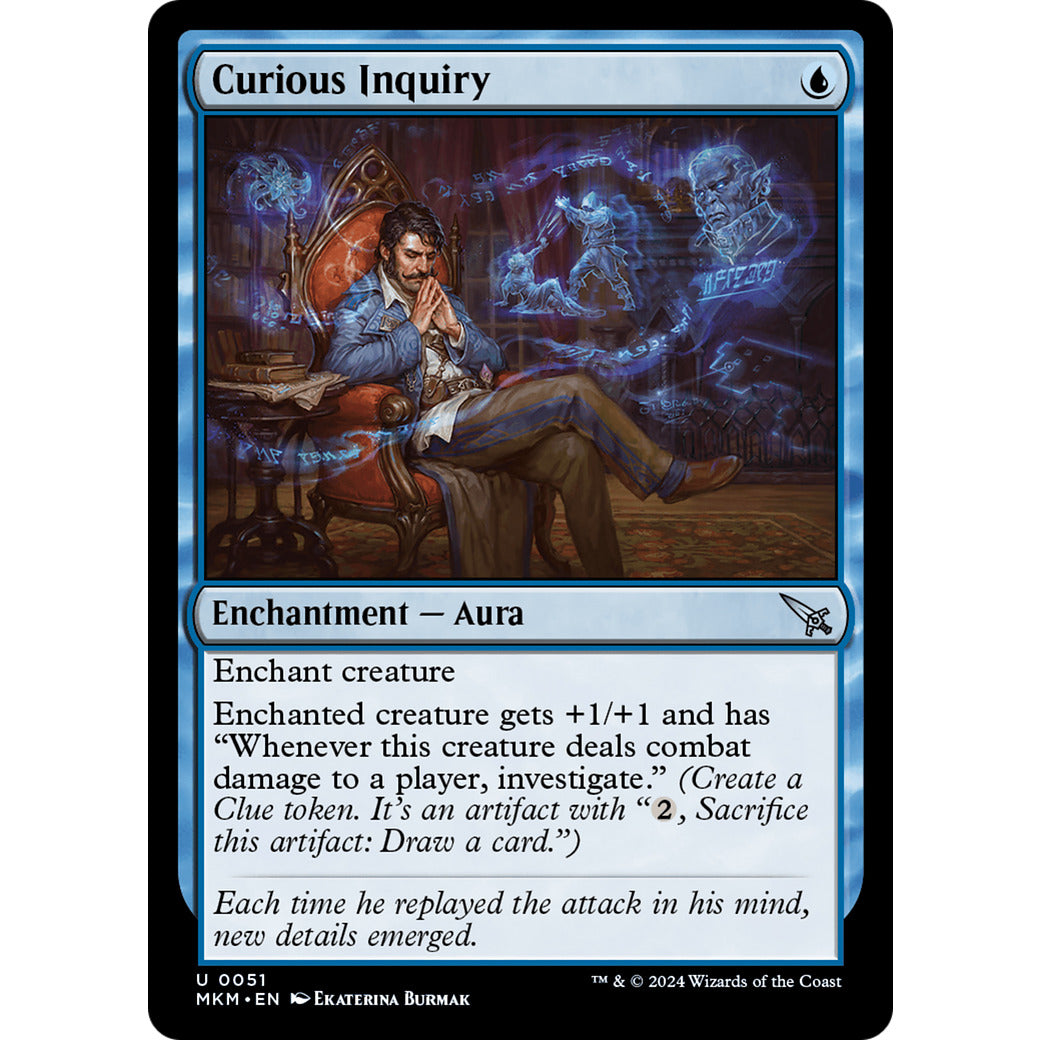 Curious Inquiry (Murders at Karlov Manor) Near Mint Foil