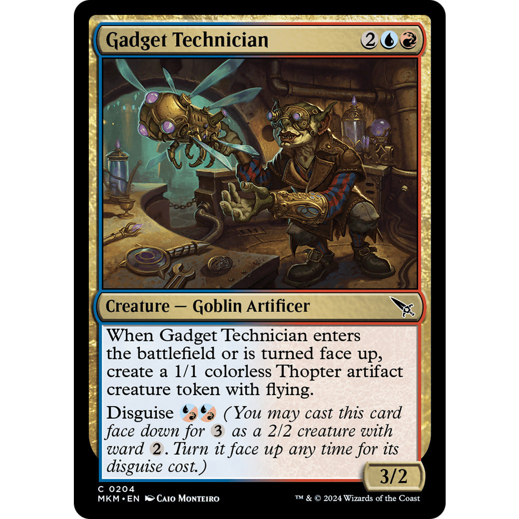 Gadget Technician (Murders at Karlov Manor) Light Play Foil