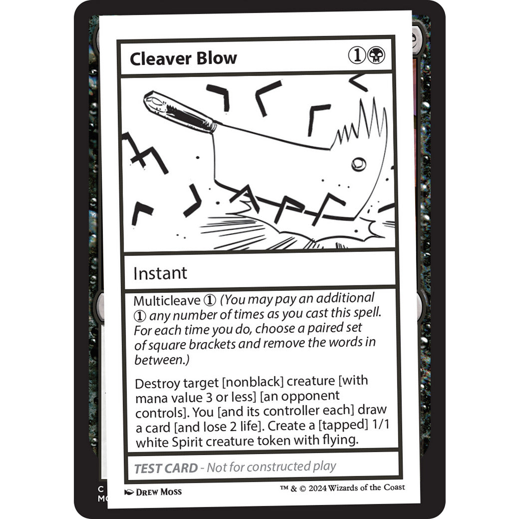 Cleaver Blow (Mystery Booster 2 Playtest Cards) Near Mint