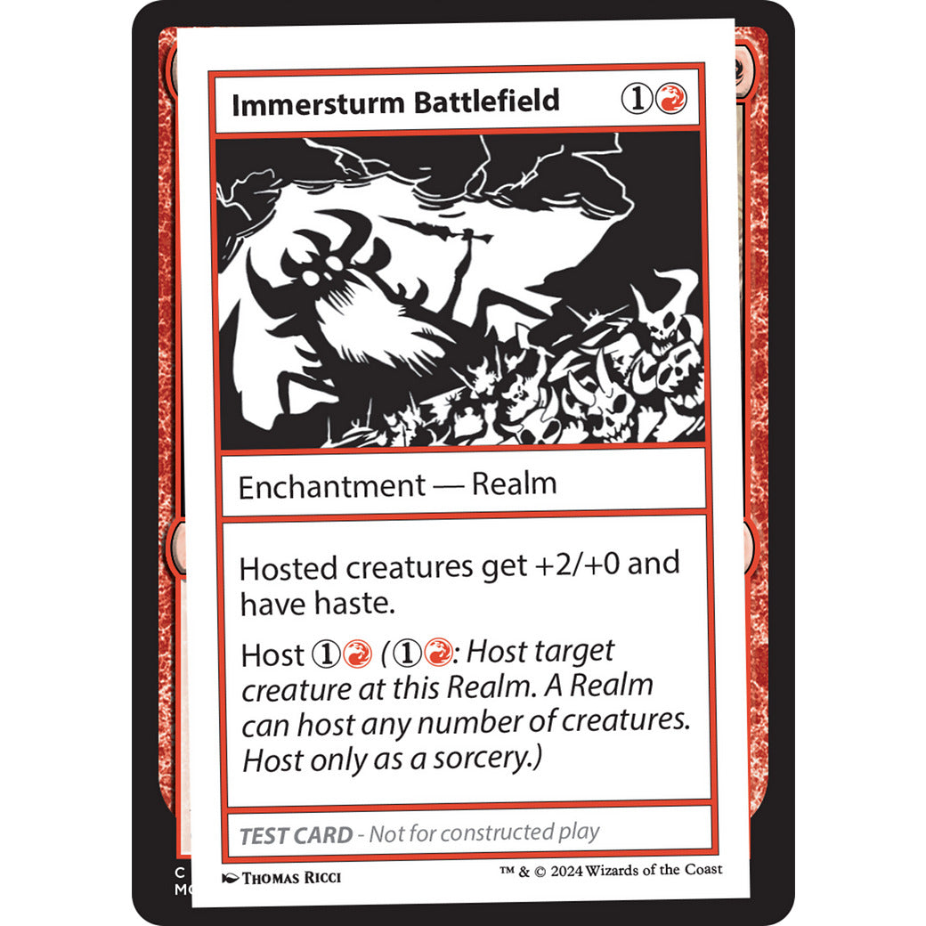 Immersturm Battlefield (Mystery Booster 2 Playtest Cards) Near Mint