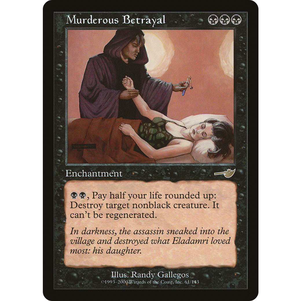 Murderous Betrayal (Nemesis) Light Play
