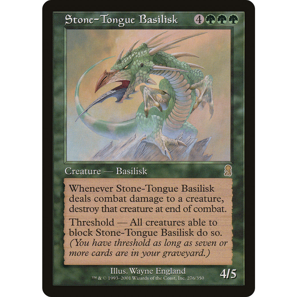 Stone-Tongue Basilisk (Odyssey) Light Play