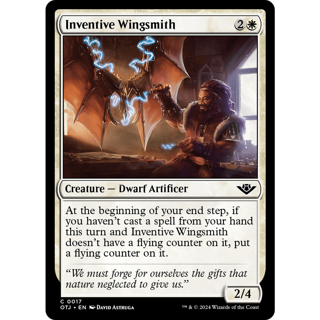 Inventive Wingsmith (Outlaws of Thunder Junction) Near Mint Foil