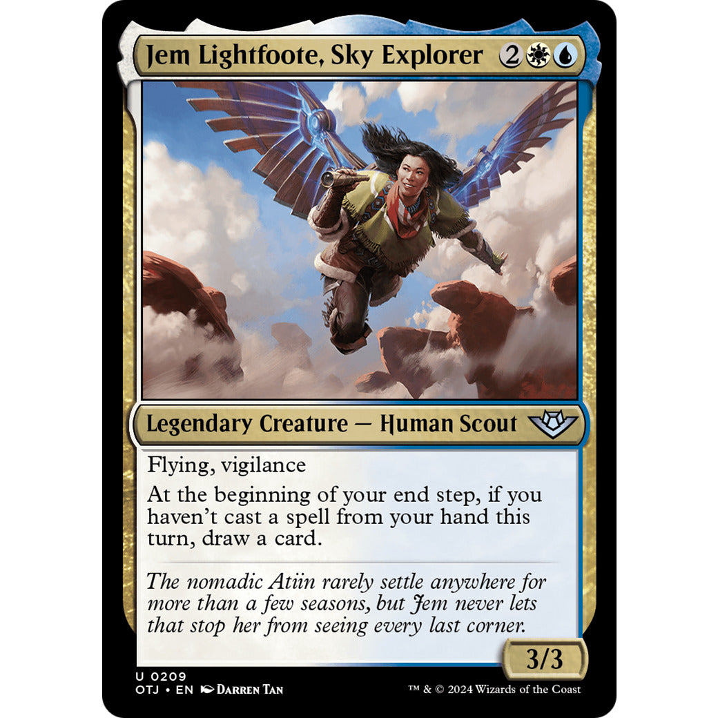 Jem Lightfoote, Sky Explorer (Outlaws of Thunder Junction) Near Mint Foil