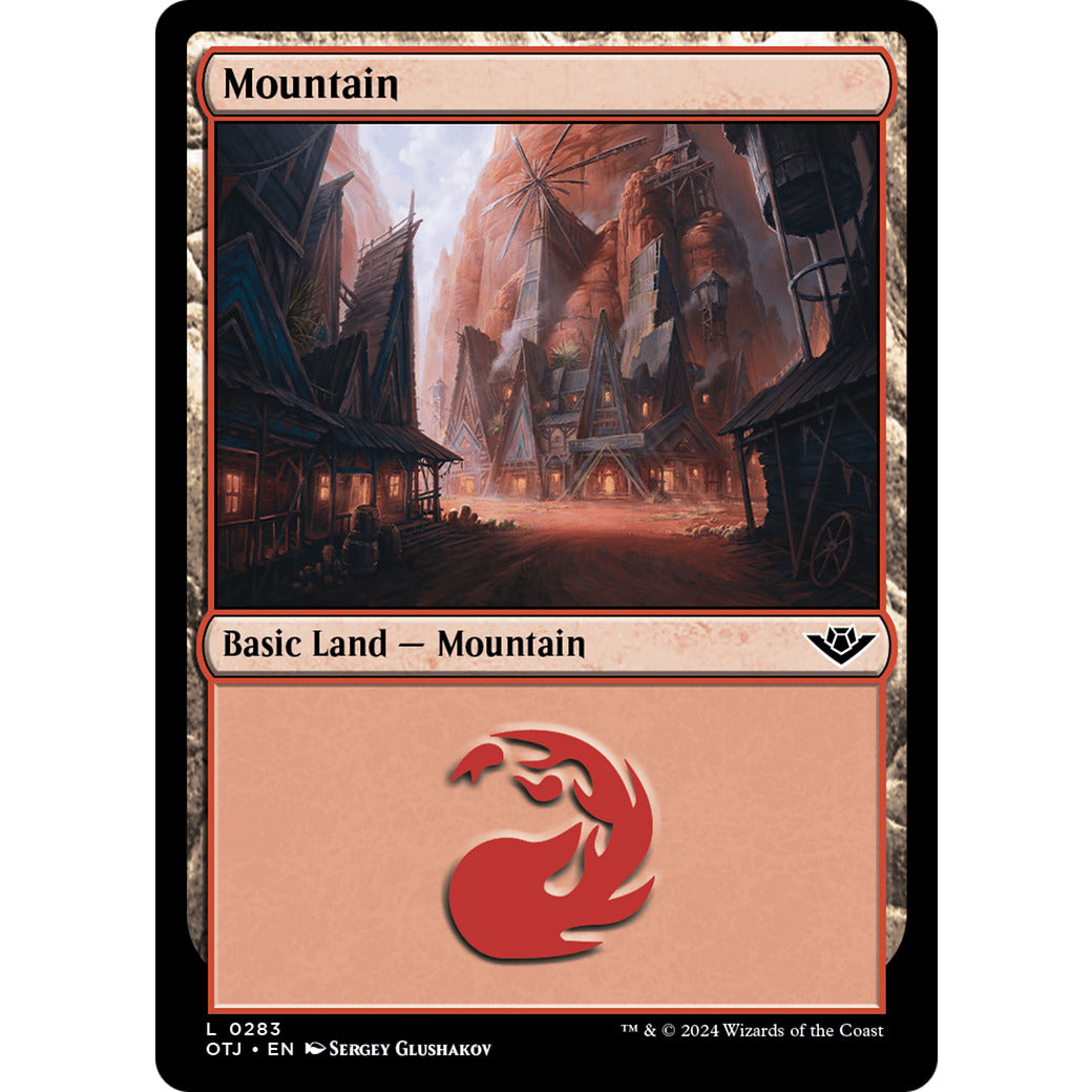 Mountain (0275) (Outlaws of Thunder Junction) Light Play Foil