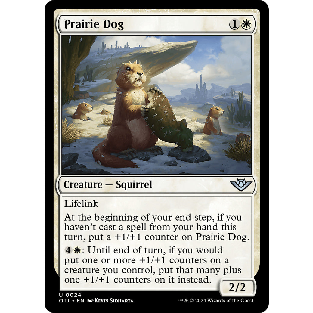 Prairie Dog (Outlaws of Thunder Junction) Near Mint Foil