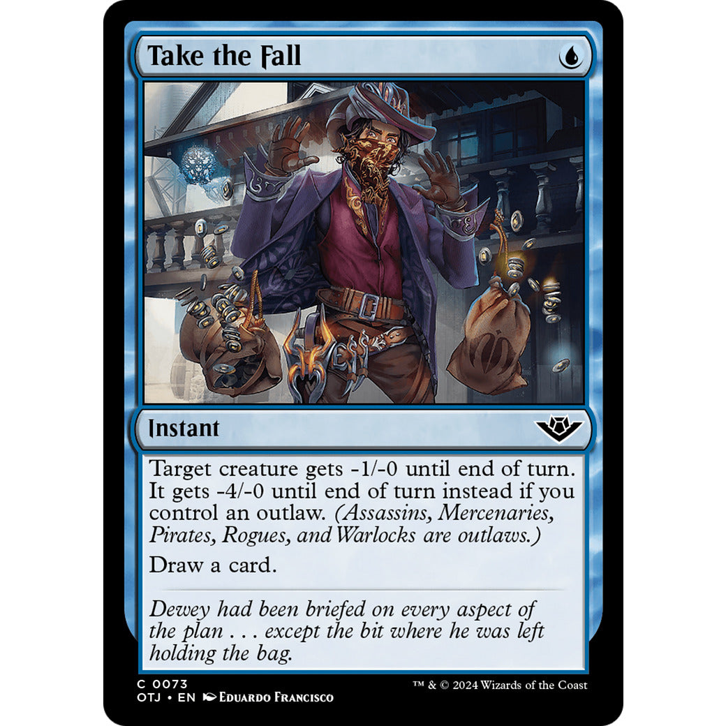 Take the Fall (Outlaws of Thunder Junction) Light Play Foil