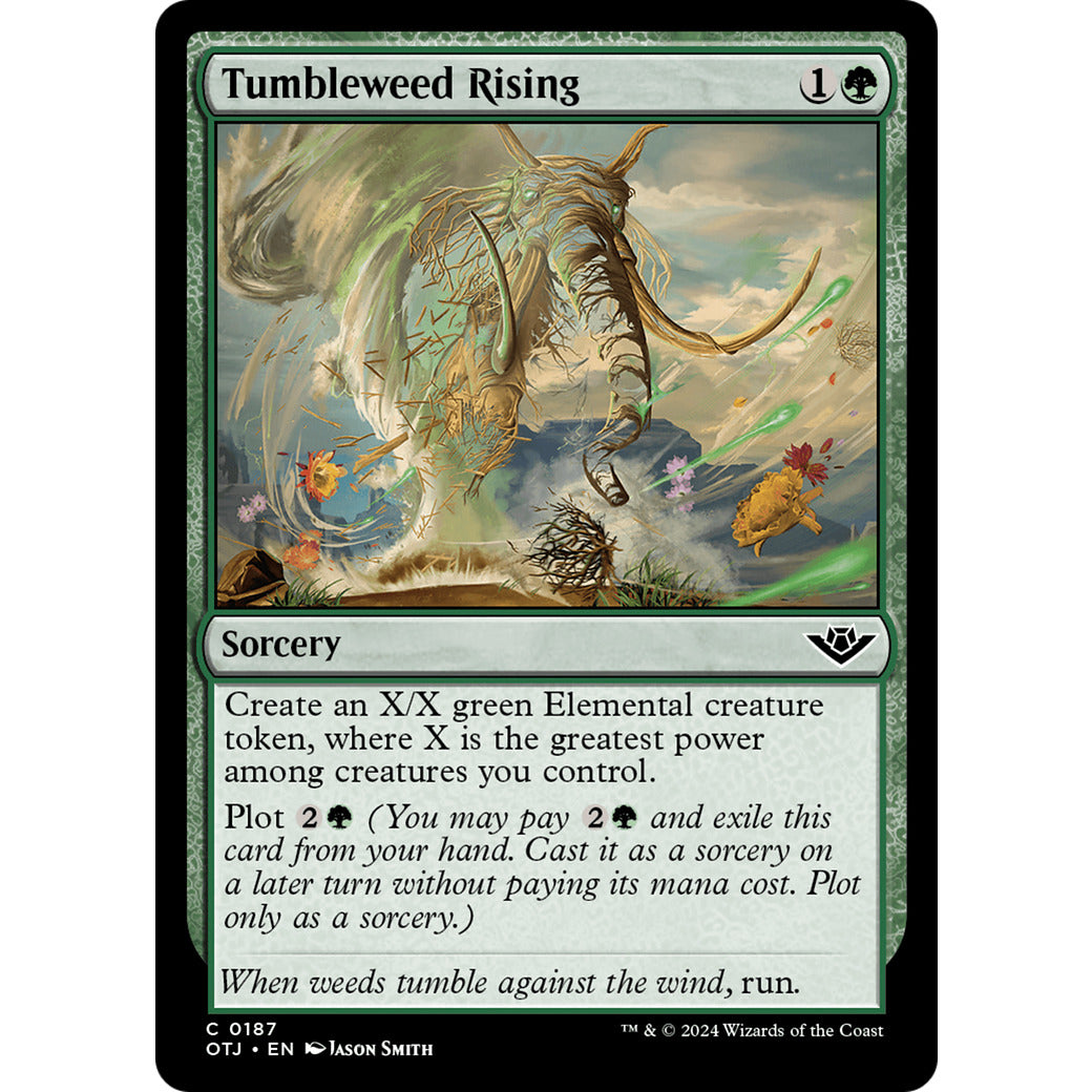 Tumbleweed Rising (Outlaws of Thunder Junction) Light Play Foil