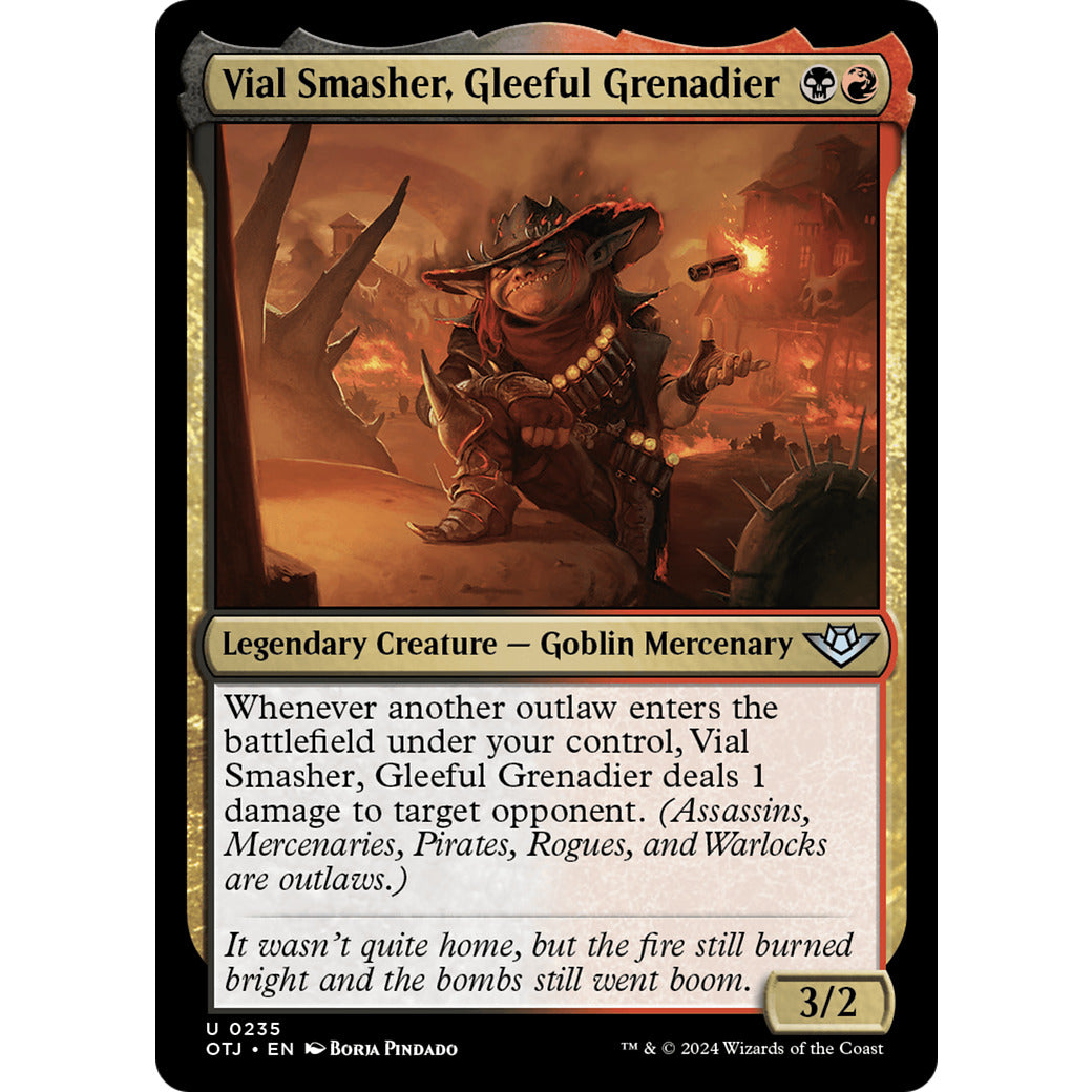 Vial Smasher, Gleeful Grenadier (Outlaws of Thunder Junction) Near Mint Foil