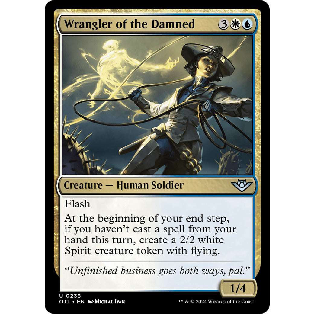 Wrangler of the Damned (Outlaws of Thunder Junction) Light Play Foil