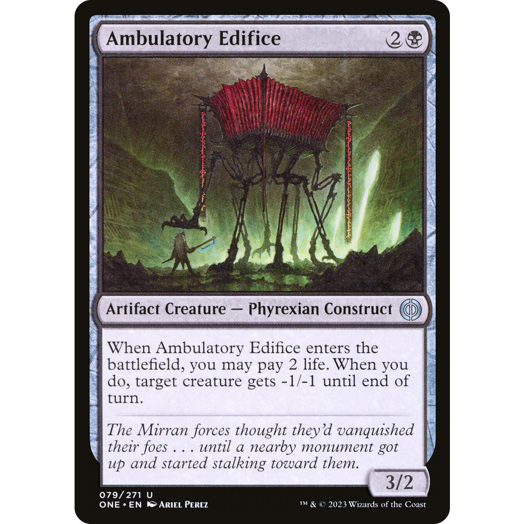 Ambulatory Edifice (Phyrexia: All Will Be One) Near Mint Foil