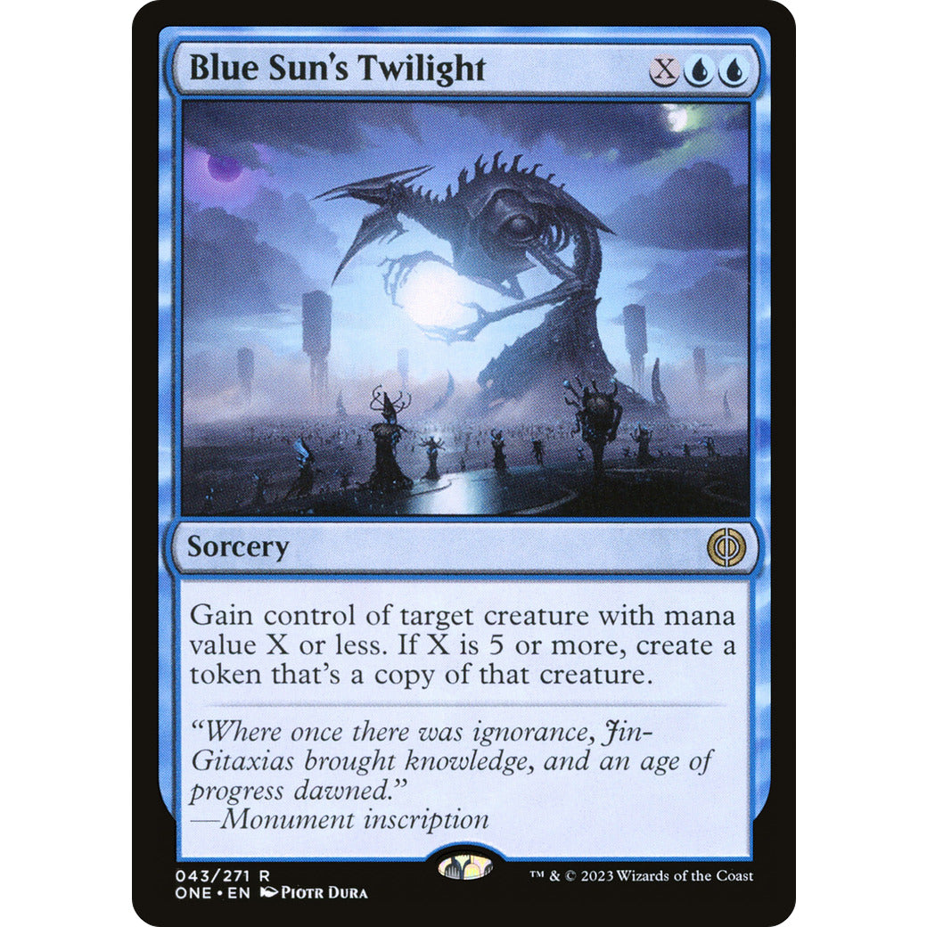 Blue Sun's Twilight (Phyrexia: All Will Be One) Light Play