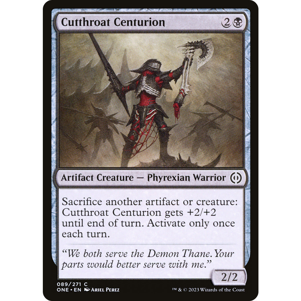 Cutthroat Centurion (Phyrexia: All Will Be One) Near Mint Foil
