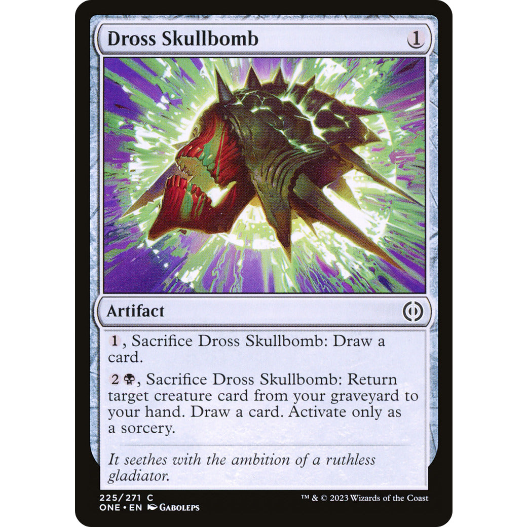 Dross Skullbomb (Phyrexia: All Will Be One) Near Mint Foil