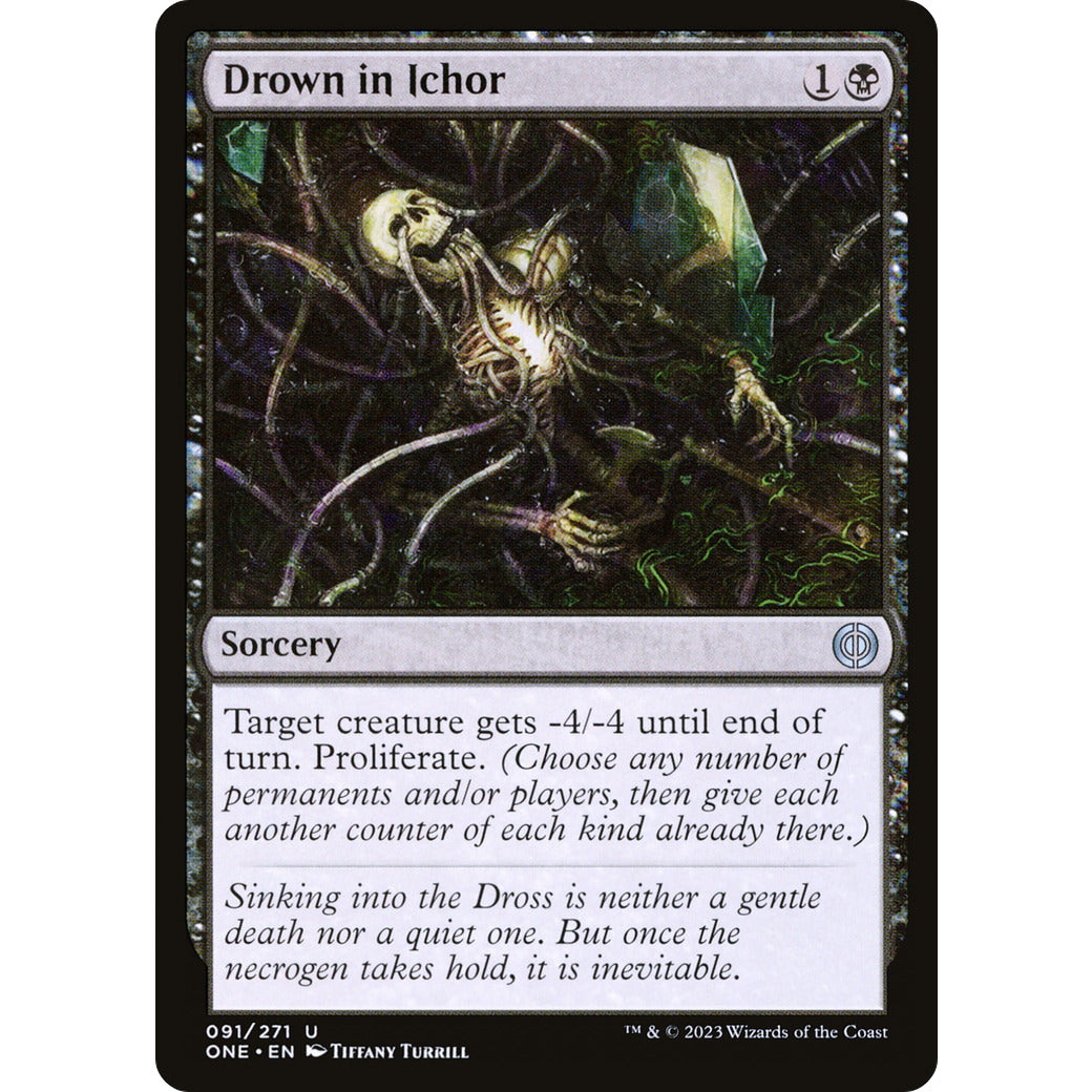 Drown in Ichor (Phyrexia: All Will Be One) Near Mint Foil
