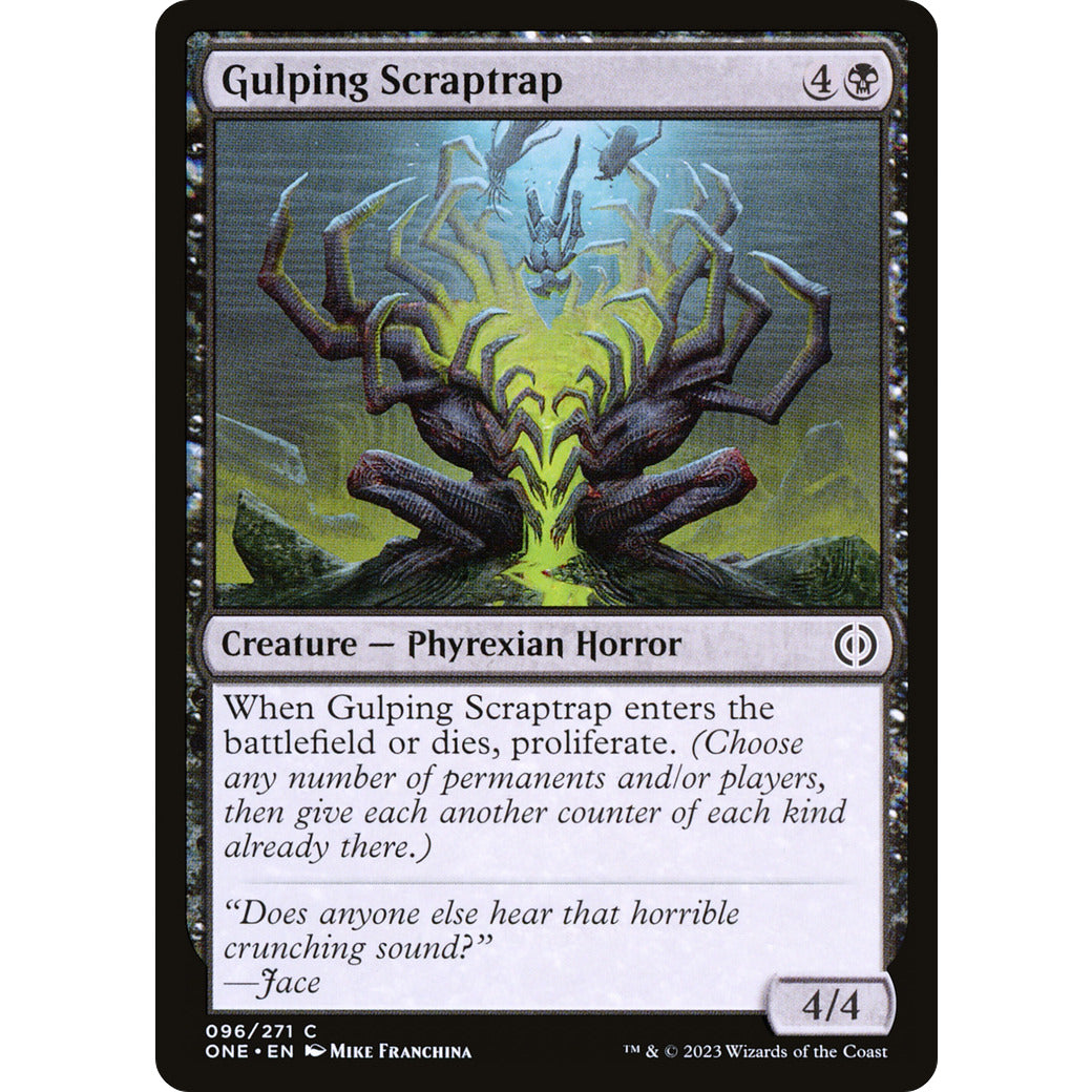 Gulping Scraptrap (Phyrexia: All Will Be One) Near Mint Foil