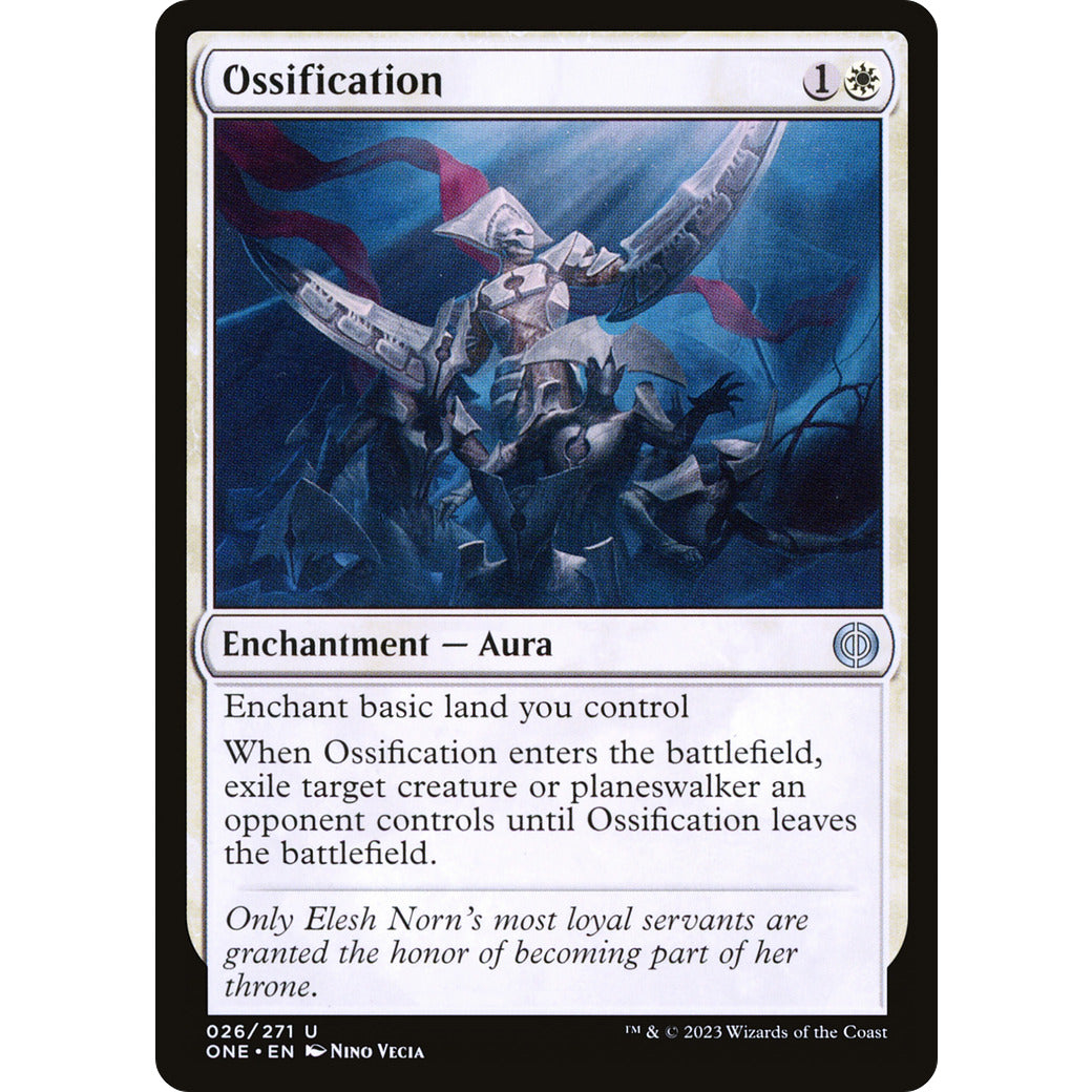 Ossification (Phyrexia: All Will Be One) Near Mint Foil