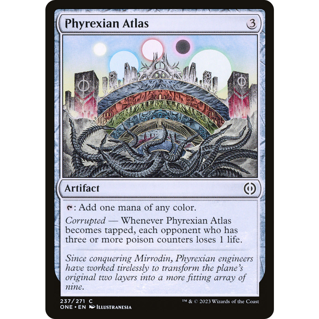 Phyrexian Atlas (Phyrexia: All Will Be One) Near Mint Foil