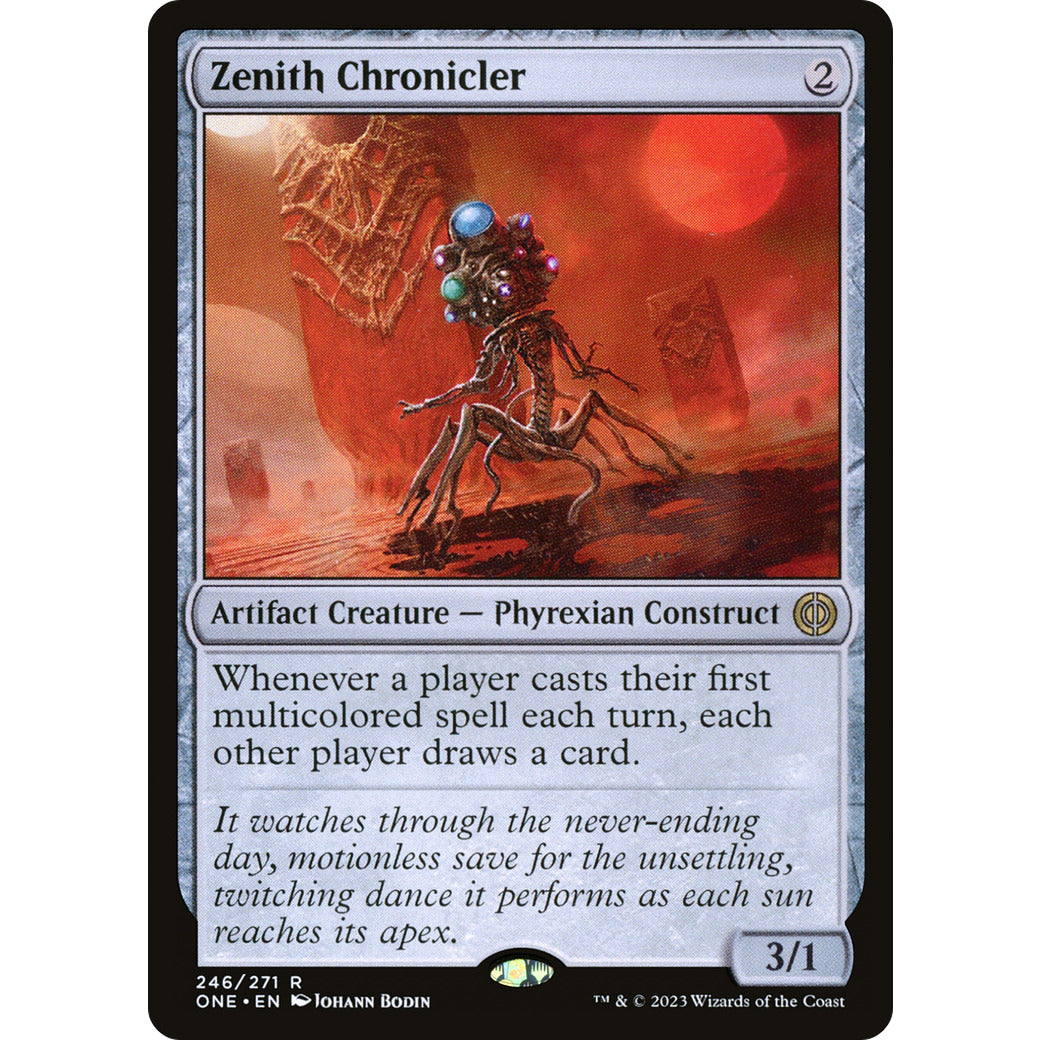 Zenith Chronicler (Phyrexia: All Will Be One) Light Play