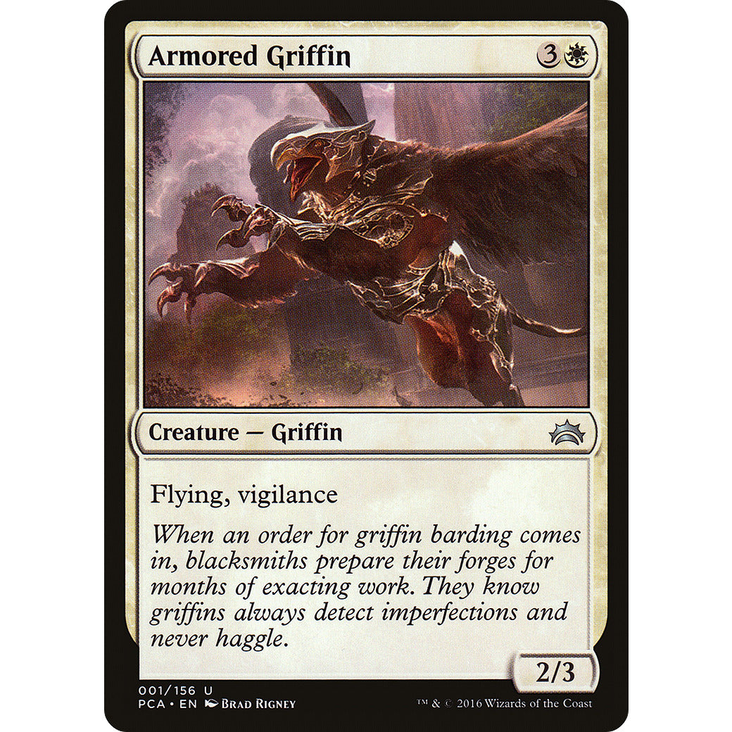 Armored Griffin (Planechase Anthology) Light Play