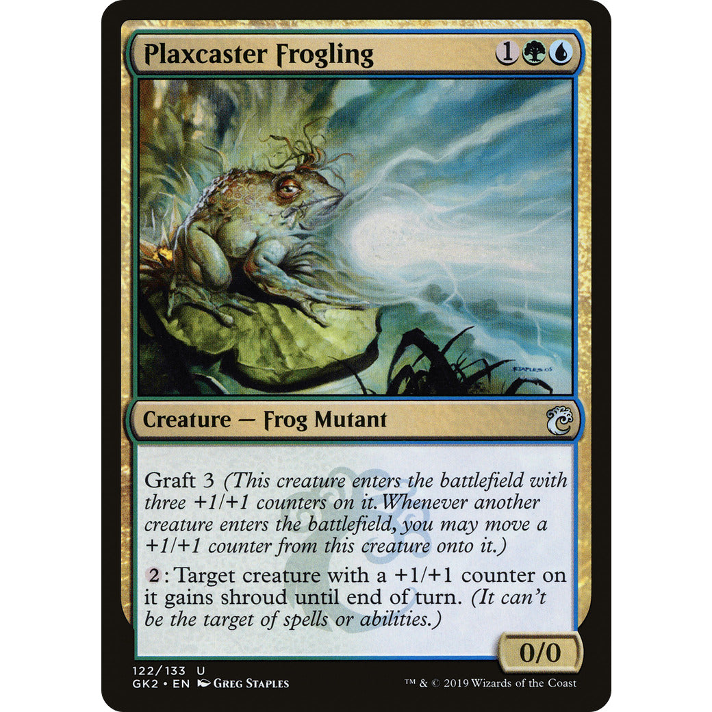Plaxcaster Frogling (Ravnica Allegiance: Guild Kits) Light Play