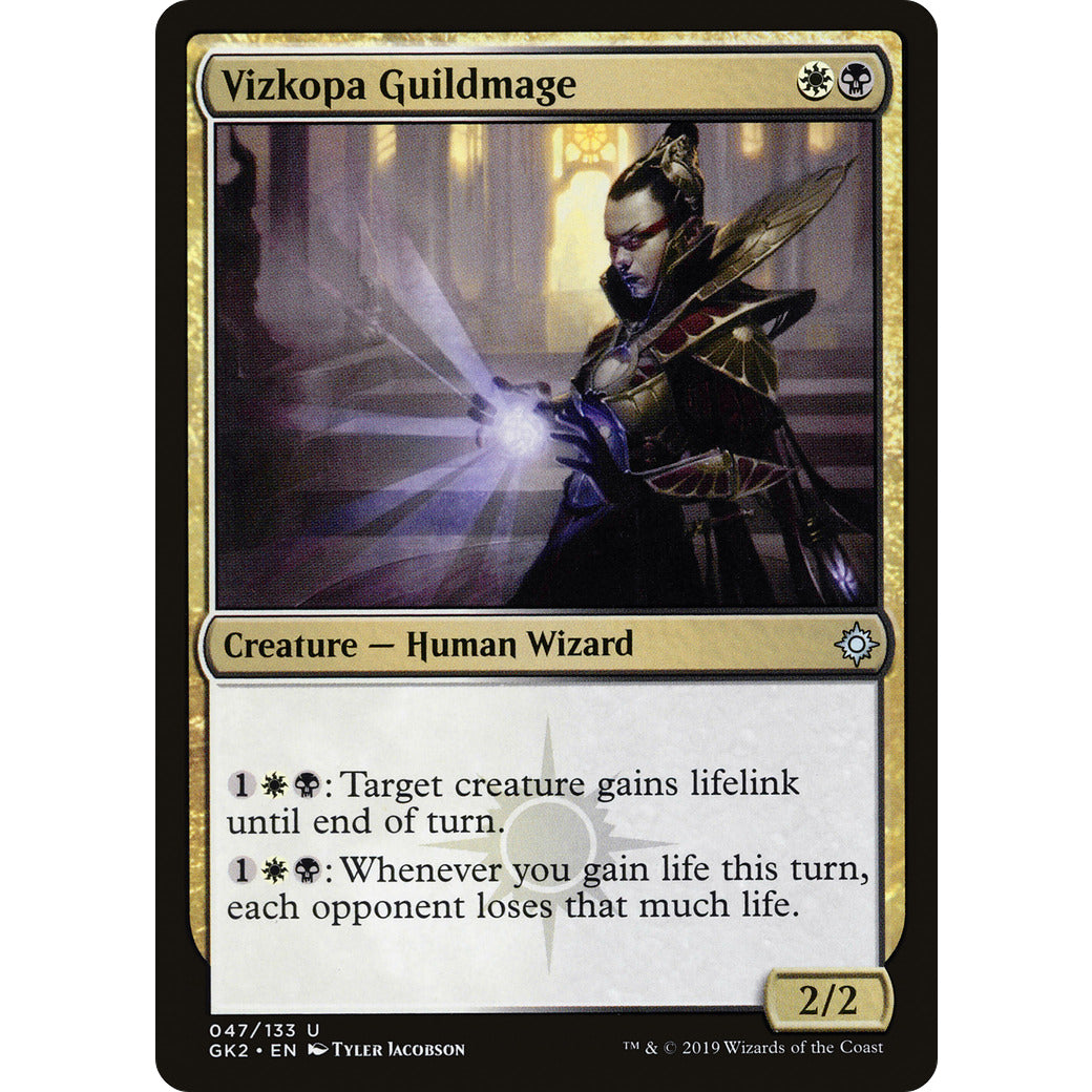 Vizkopa Guildmage (Ravnica Allegiance: Guild Kits) Light Play