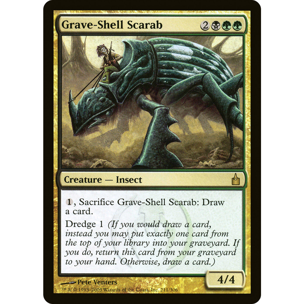 Grave-Shell Scarab (Ravnica) Light Play