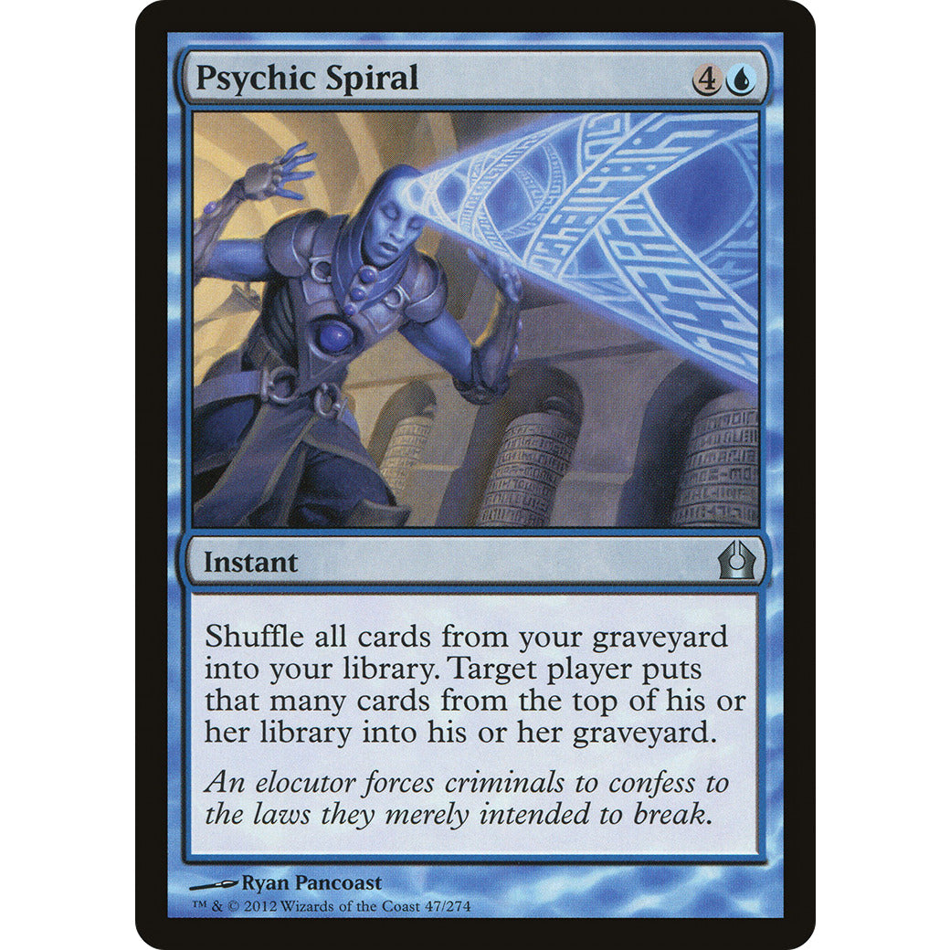 Psychic Spiral (Return to Ravnica) Light Play