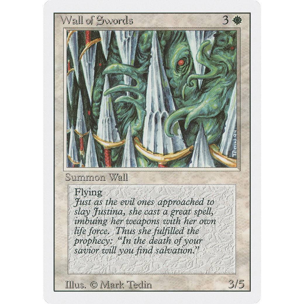 Wall of Swords (Revised) Light Play