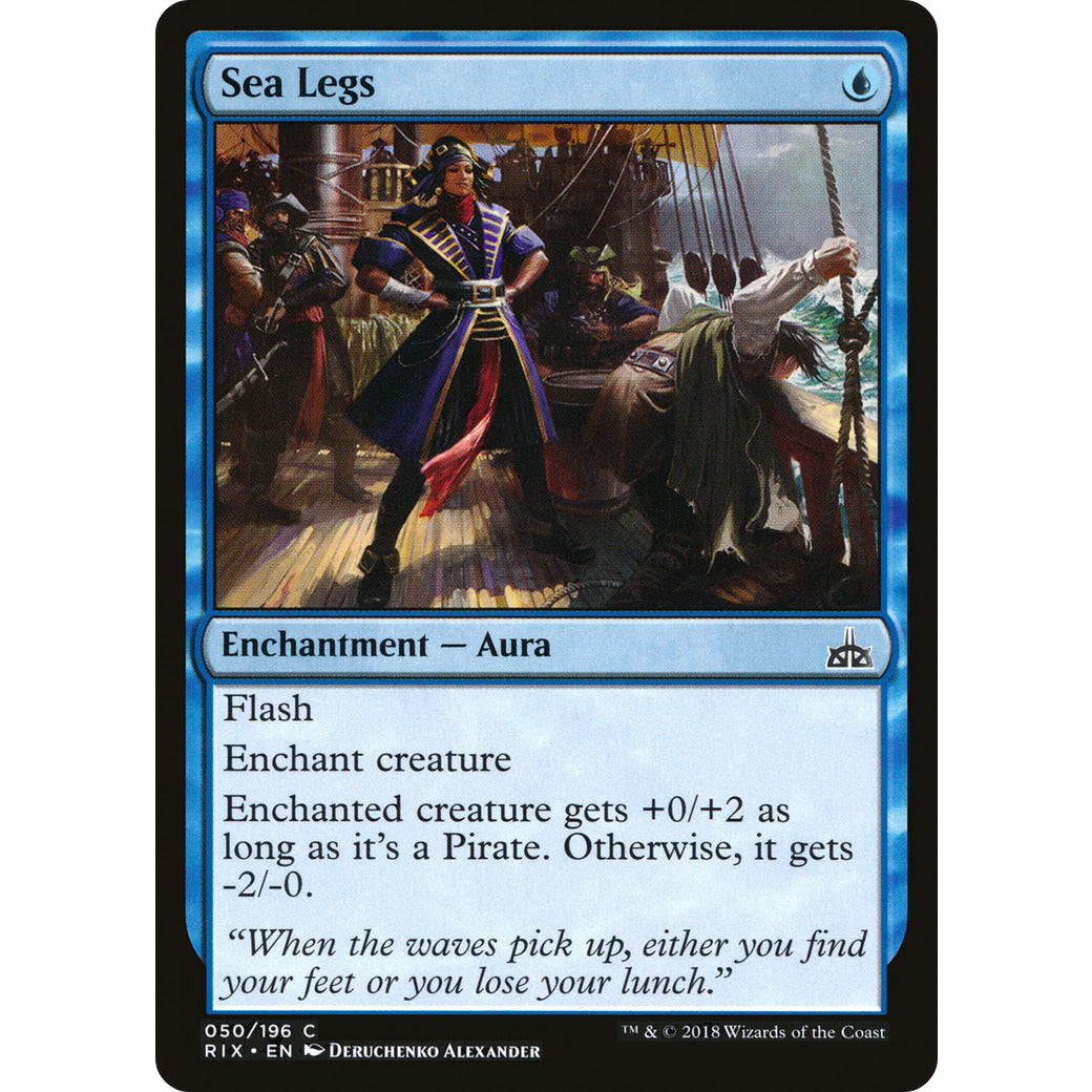 Sea Legs (Rivals of Ixalan) Light Play Foil