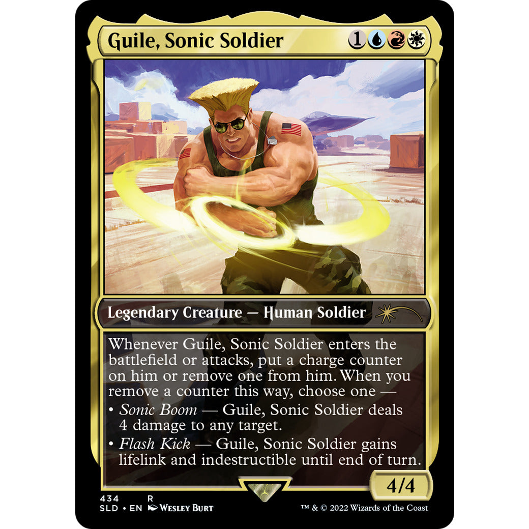 Guile, Sonic Soldier (Secret Lair) Light Play