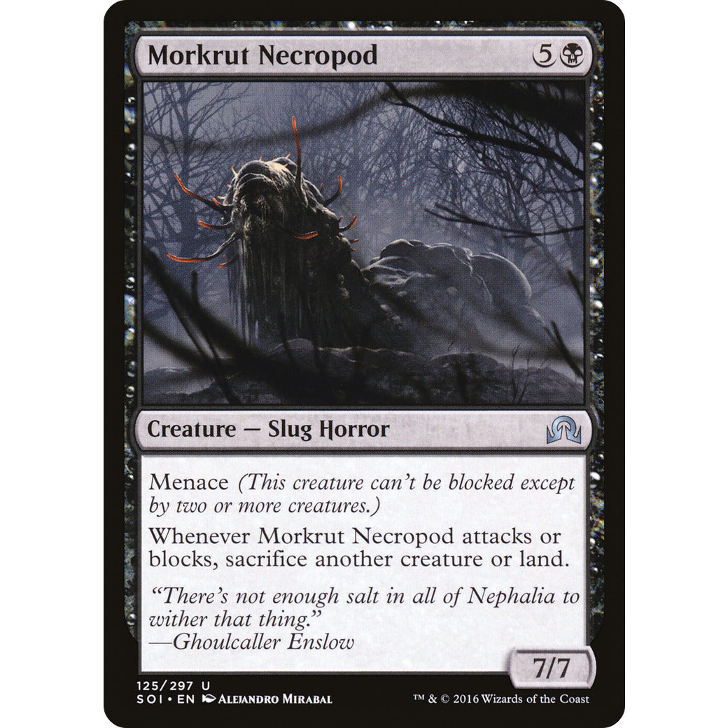 Morkrut Necropod (Shadows Over Innistrad) Light Play Foil