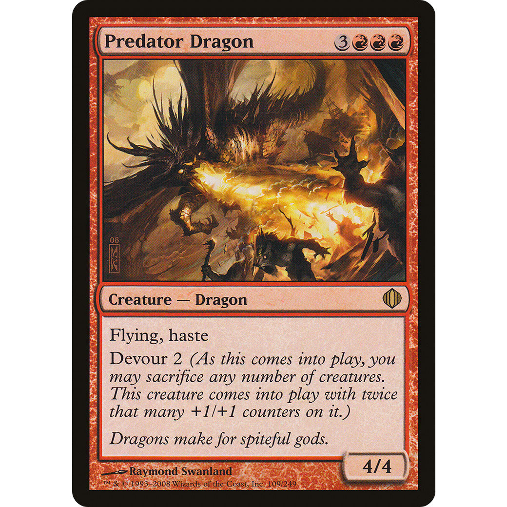 Predator Dragon (Shards of Alara) Light Play